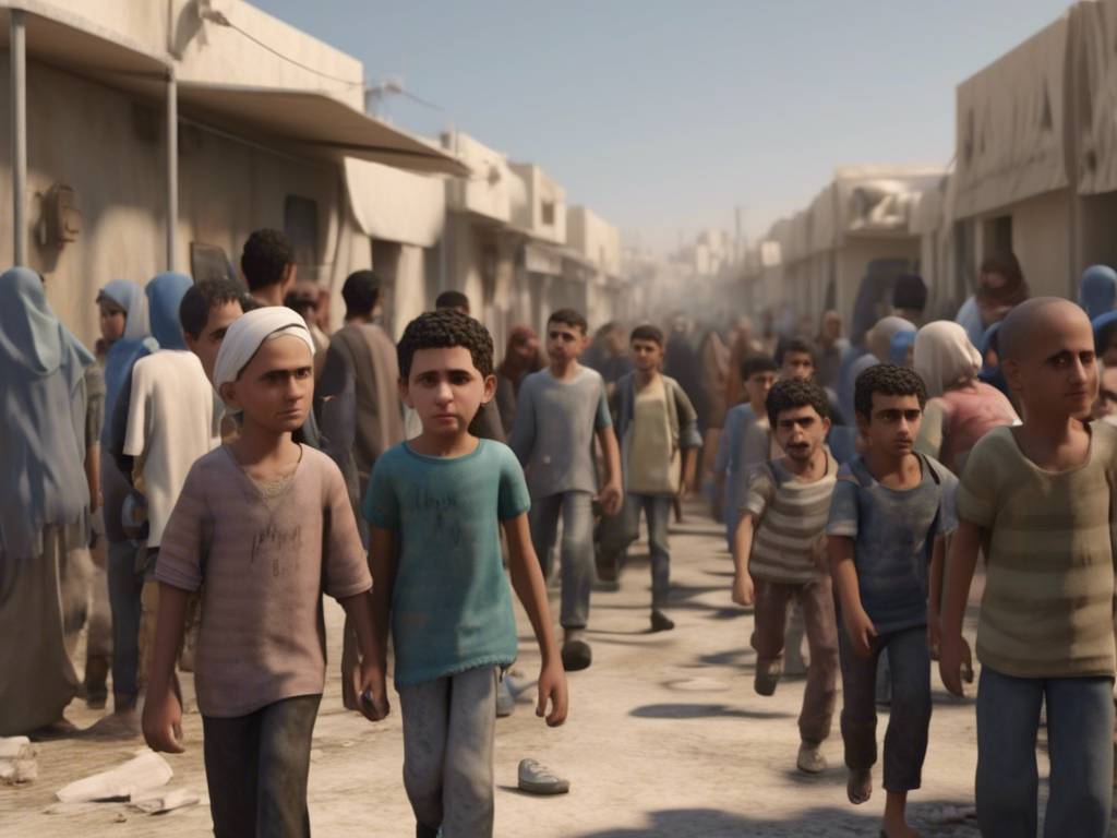 Rafah refugees seek safe haven amidst crisis ?