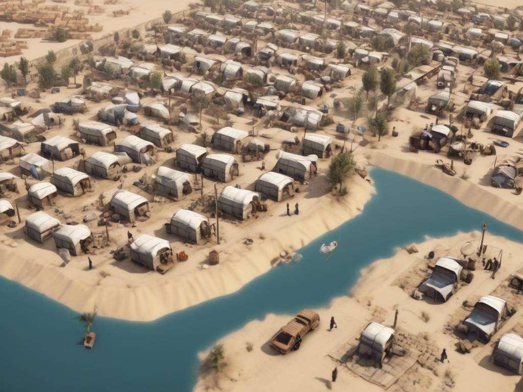 Exclusive insights: Rafah's displaced camp revealed ??️