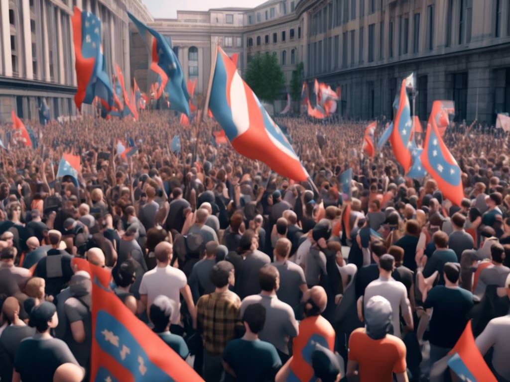 Breaking: Protesters rally against Georgian bill ??