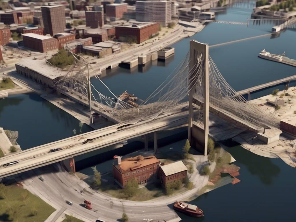 Breaking news: Baltimore bridge collapse captured live! ??