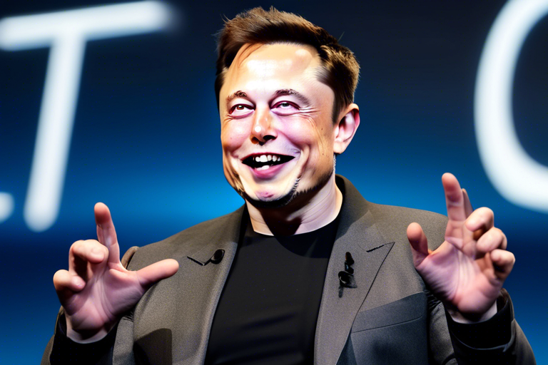 Elon Musk's new product announcements cause Tesla stock to rise at shareholder meeting ?