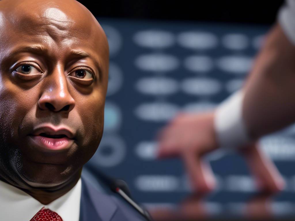 Senator Tim Scott defends crypto as scapegoat ?