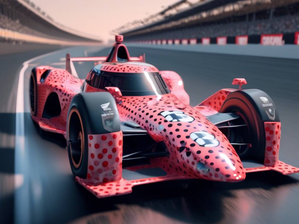 Polkadot speeds into Indy 500 with crypto car ?