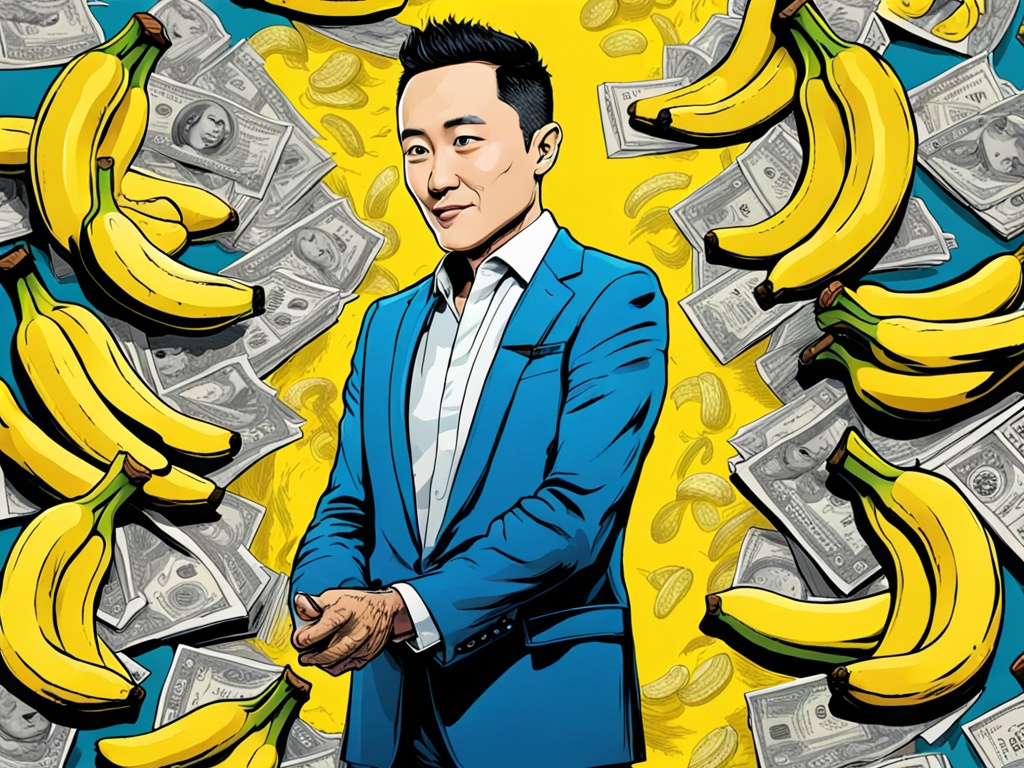 Banana Worth $6.2 Million Eaten by Justin Sun Amidst Buzz ??