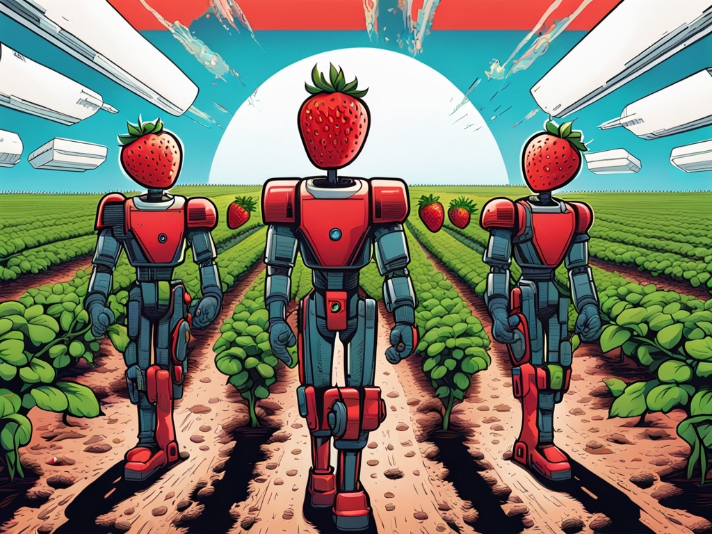 Revolutionary AI and Robotics Employed for Strawberry Farming ??