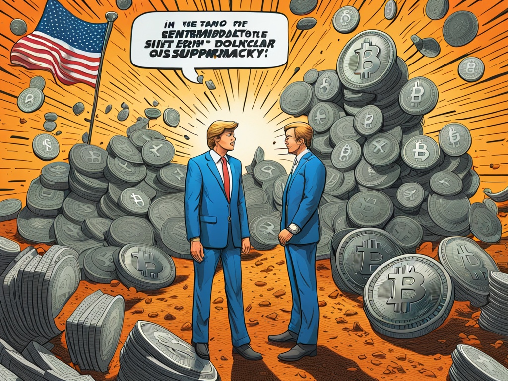 Major Shift Announced: Bitcoin and US Dollar Competing for Supremacy ??