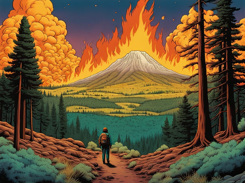 Wilderness Damage from Wildfires in California Assessed Calmly ??