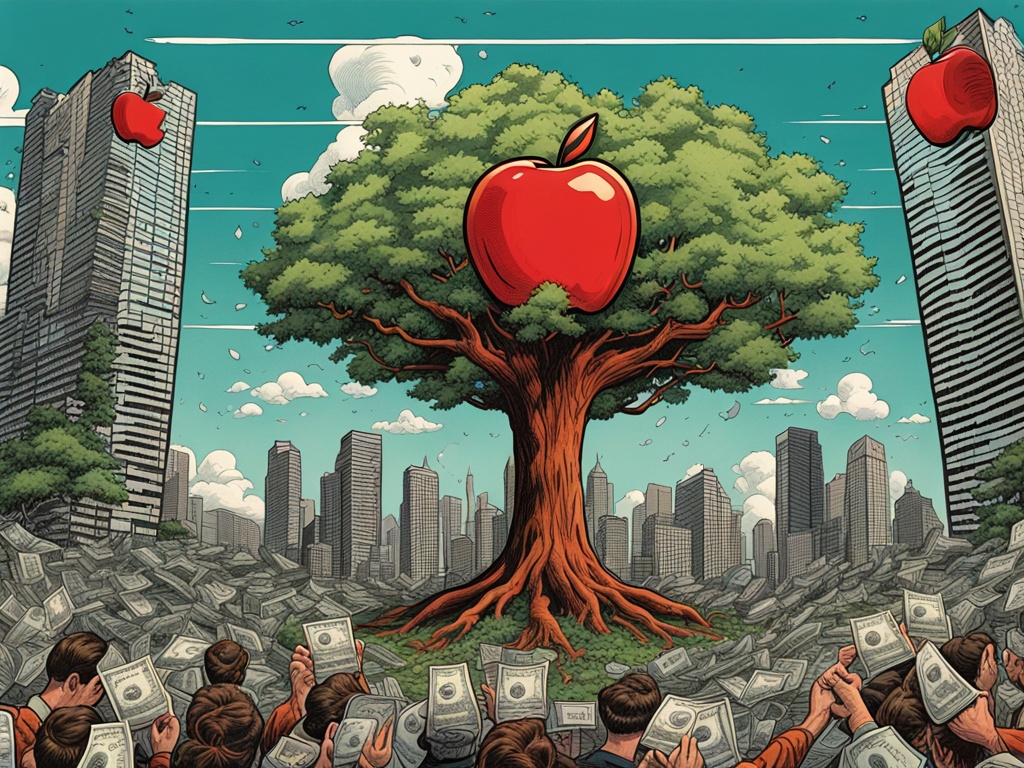 Dramatic Apple stock price crash estimated at 9.5% drop ??