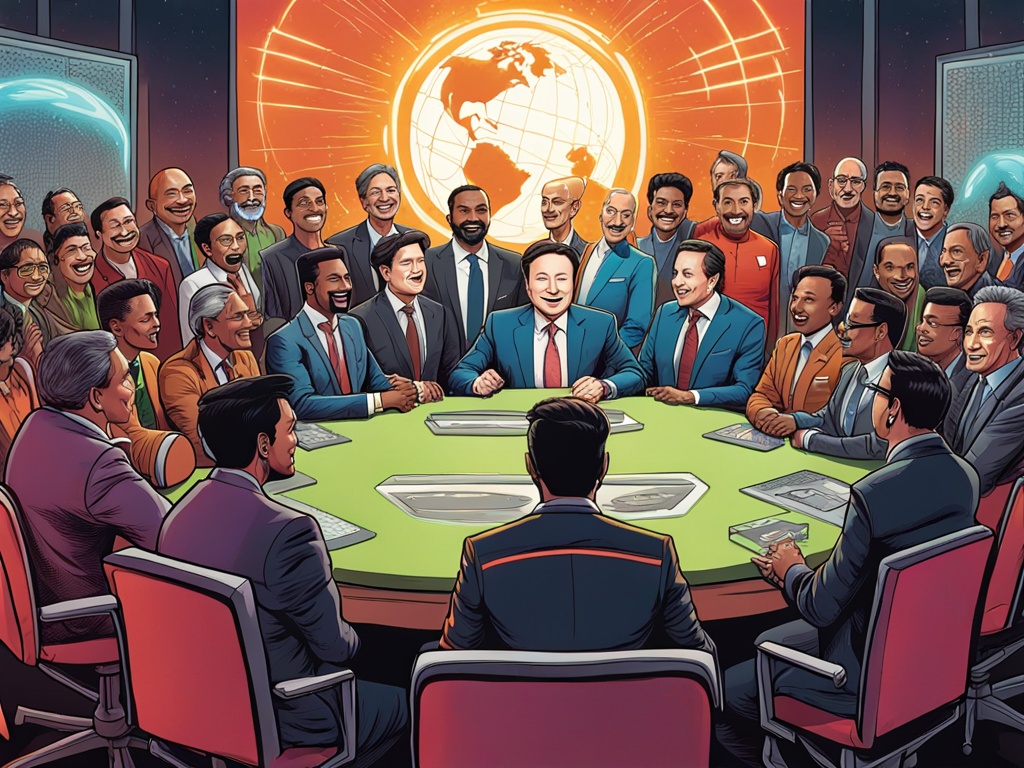 Transformative Meeting With Elon Musk Hosted For 15 Indian Leaders ??