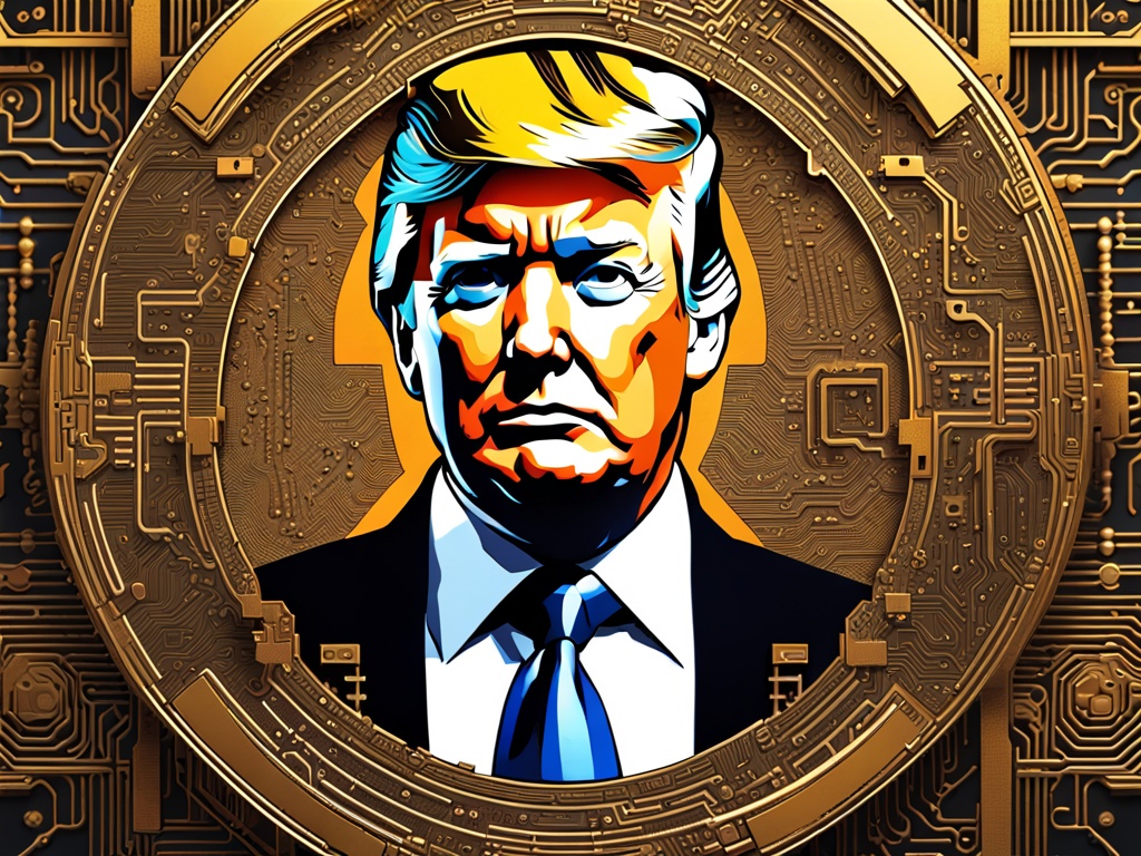 Stunning Portrait of Trump Embedded in Bitcoin Blockchain ?✨