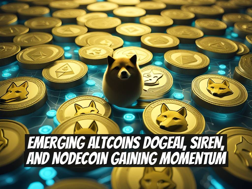 Emerging Altcoins DOGEai, SIREN, and Nodecoin Gaining Momentum