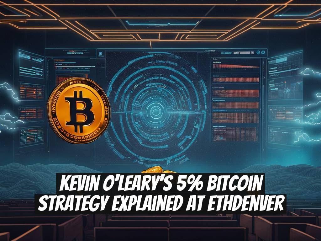 Kevin O'Leary's 5% Bitcoin Strategy Explained at ETHDenver