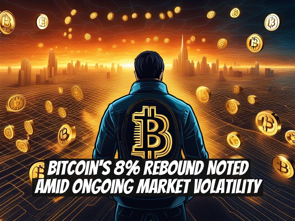 Bitcoin's 8% Rebound Noted Amid Ongoing Market Volatility