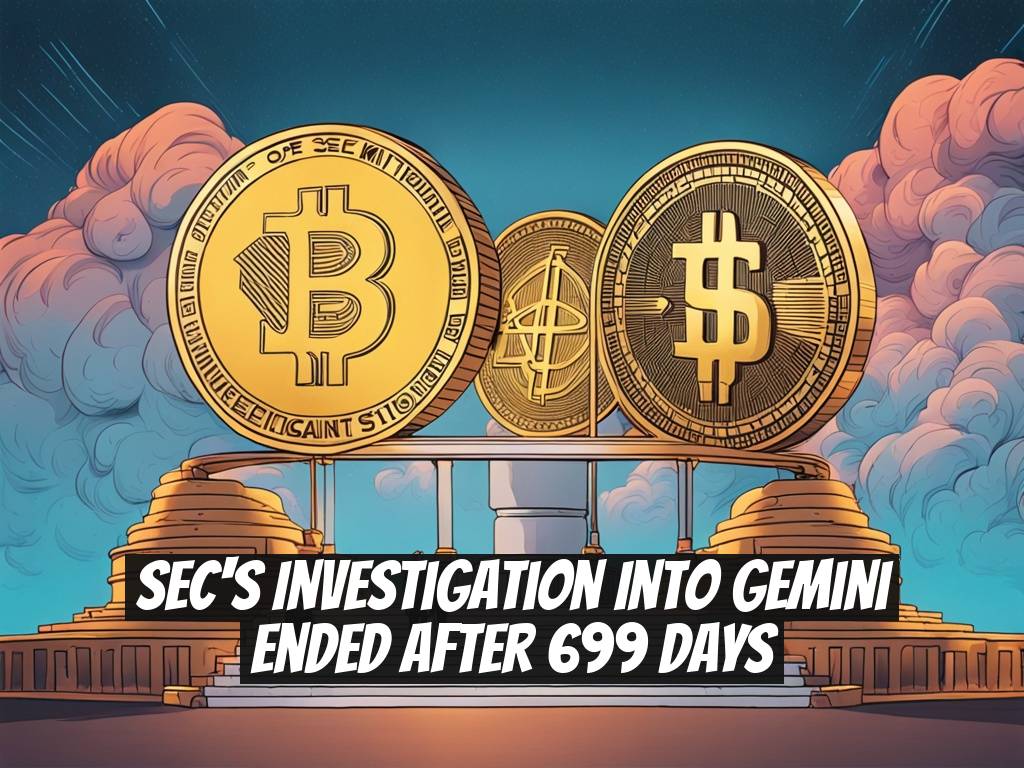 SEC's Investigation into Gemini Ended After 699 Days