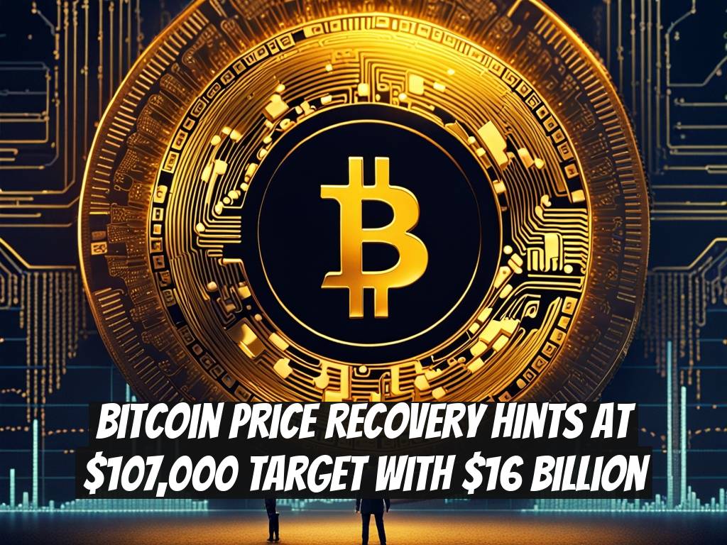 Bitcoin Price Recovery Hints at $107,000 Target with $16 Billion
