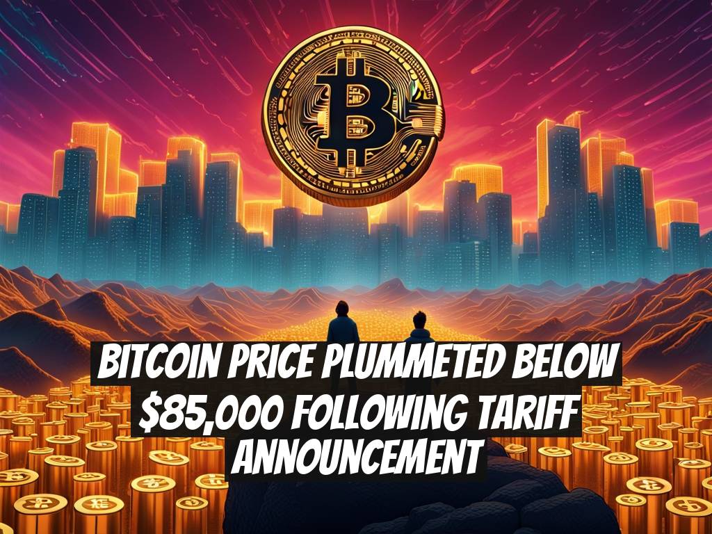 Bitcoin Price Plummeted Below $85,000 Following Tariff Announcement