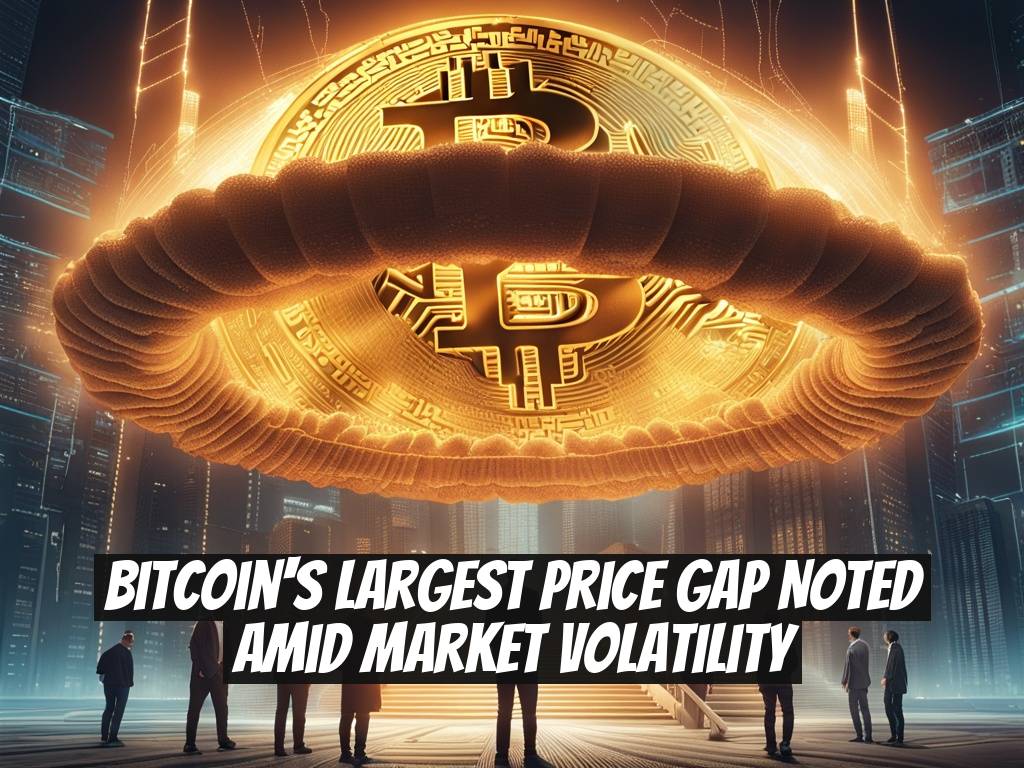 Bitcoin's Largest Price Gap Noted Amid Market Volatility