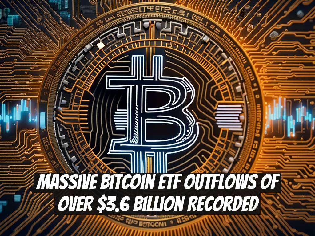Massive Bitcoin ETF Outflows of Over $3.6 Billion Recorded