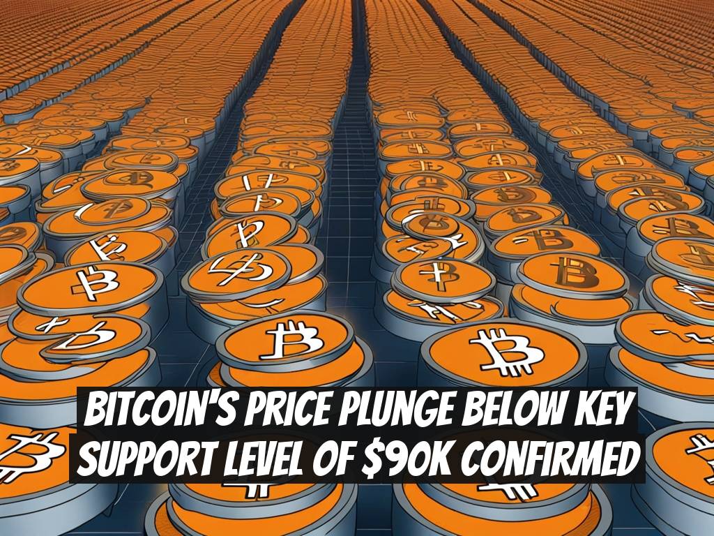 Bitcoin's Price Plunge Below Key Support Level of $90K Confirmed