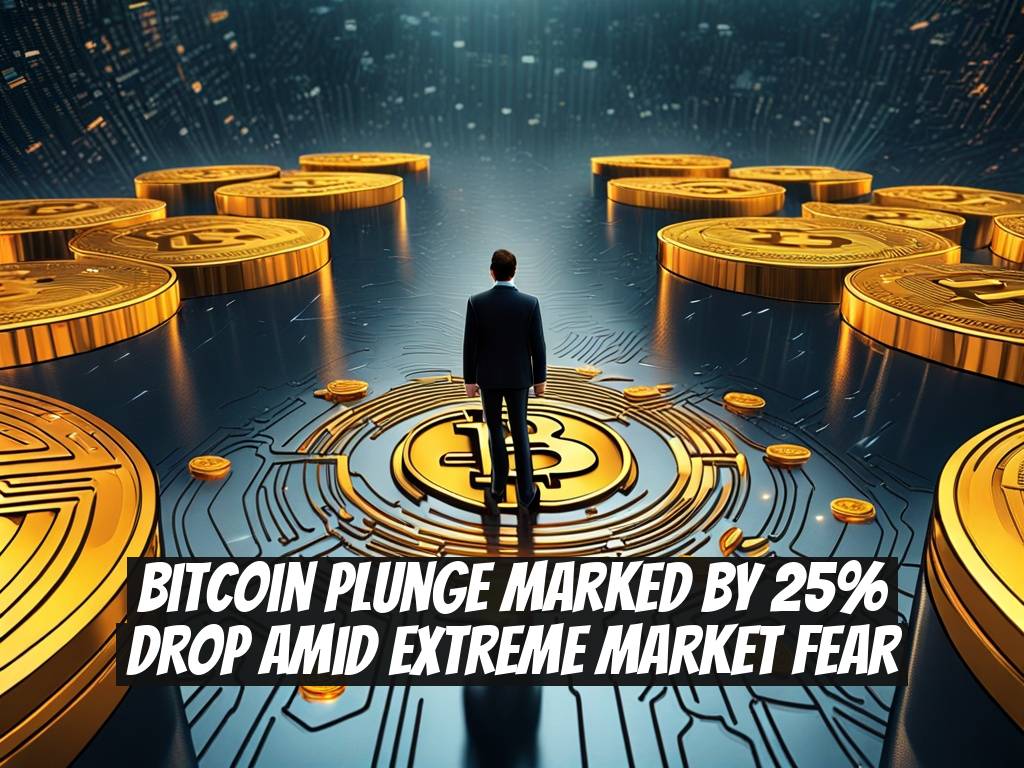Bitcoin Plunge Marked by 25% Drop Amid Extreme Market Fear