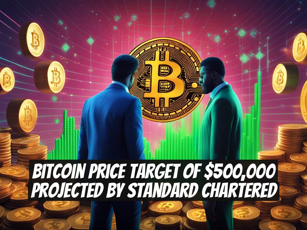 Bitcoin Price Target of $500,000 Projected by Standard Chartered