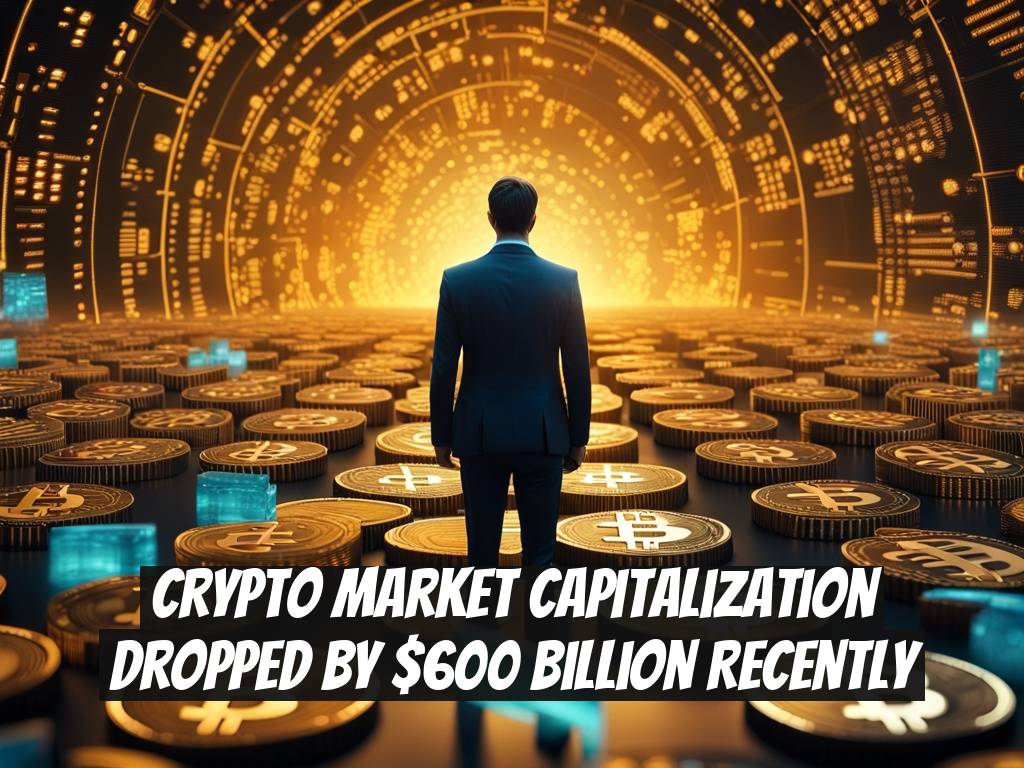Crypto Market Capitalization Dropped by $600 Billion Recently