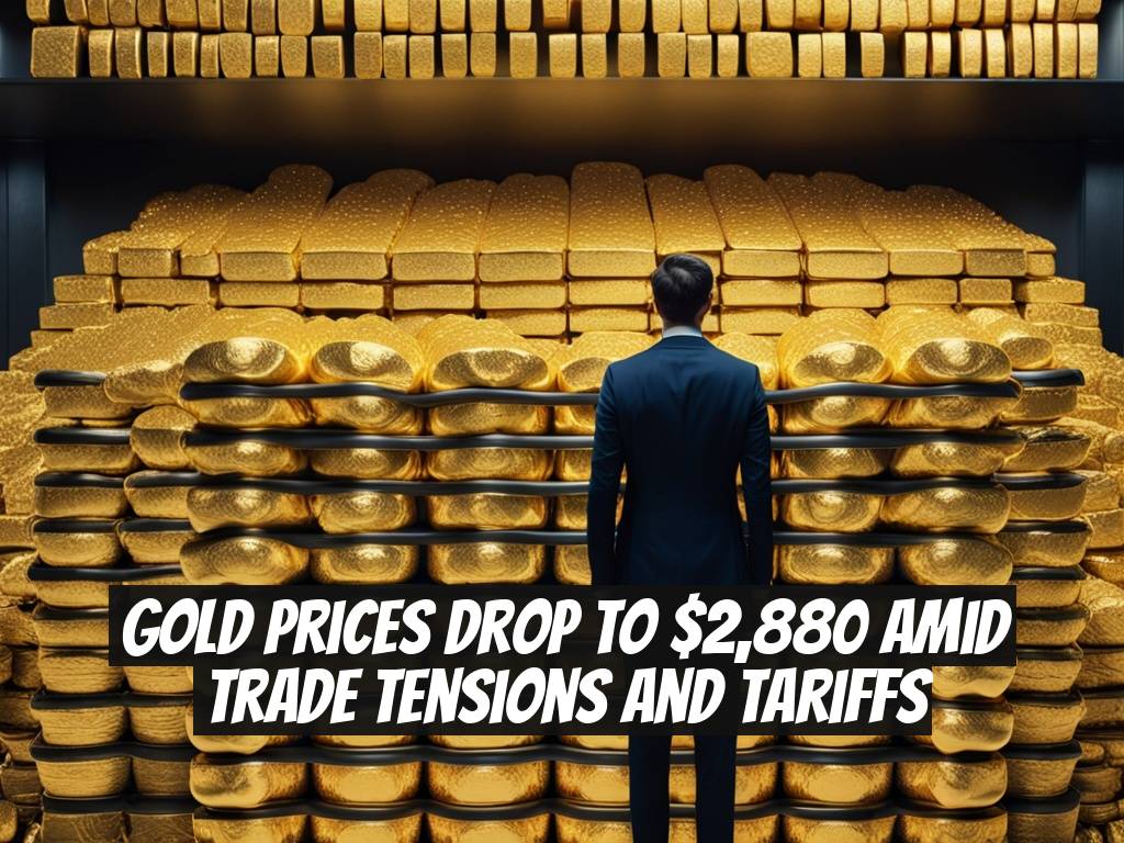 Gold Prices Drop to $2,880 Amid Trade Tensions and Tariffs