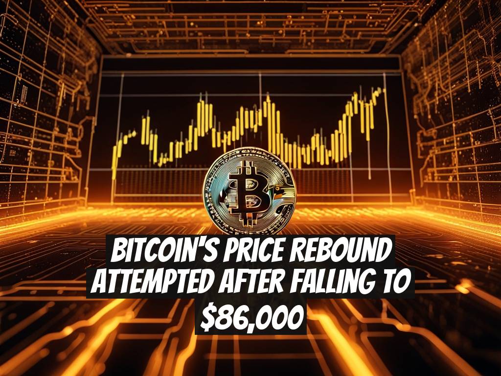 Bitcoin's Price Rebound Attempted After Falling to $86,000