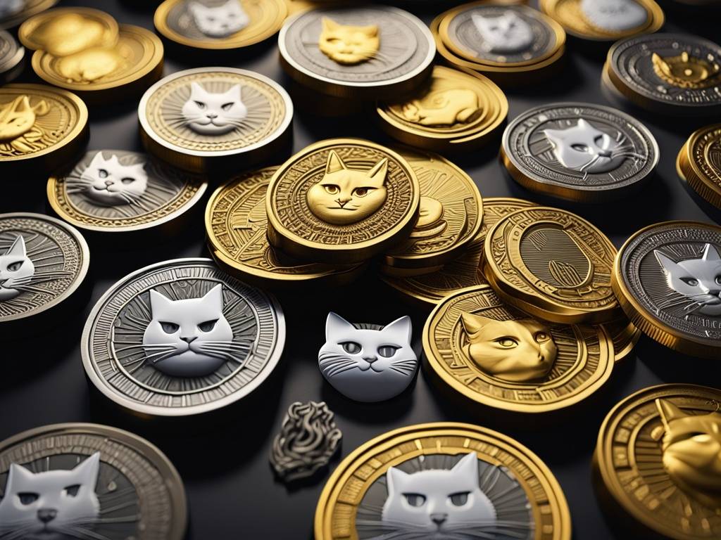Admired Cat-Themed Meme Coins Show Significant Price Increases ??