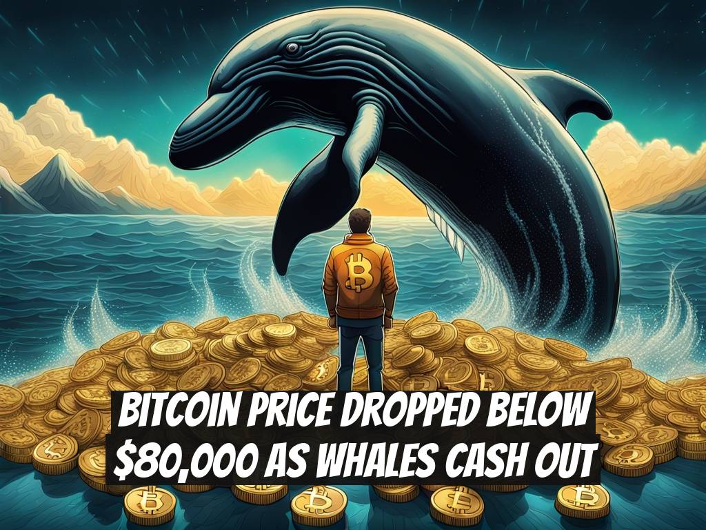 Bitcoin Price Dropped Below $80,000 as Whales Cash Out