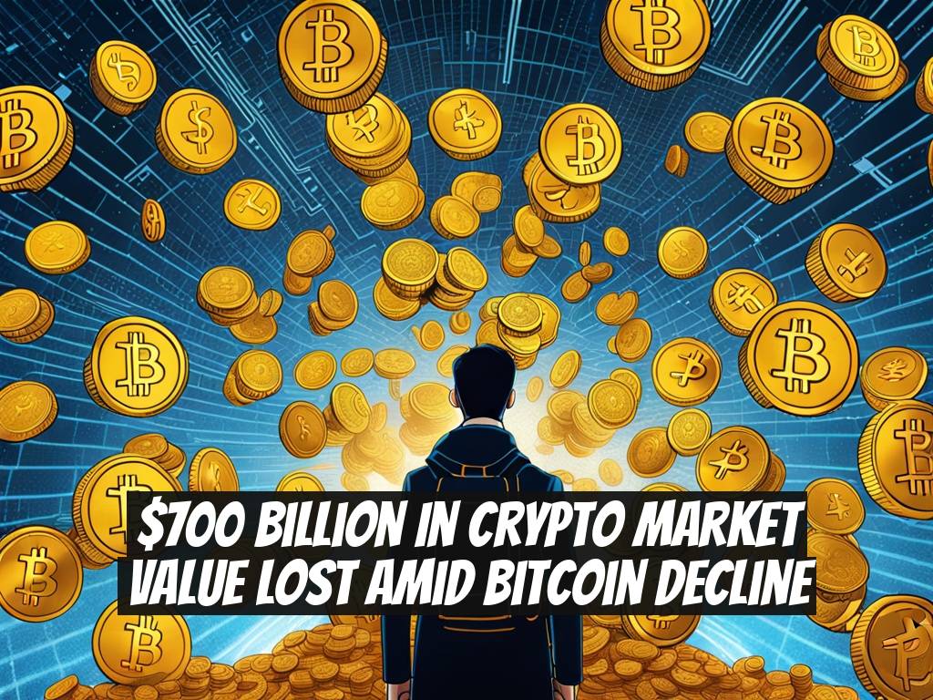 $700 Billion in Crypto Market Value Lost Amid Bitcoin Decline