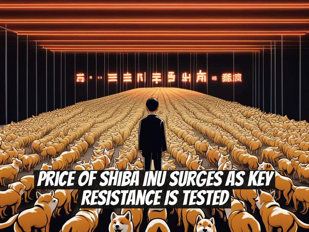 Price of Shiba Inu Surges as Key Resistance is Tested