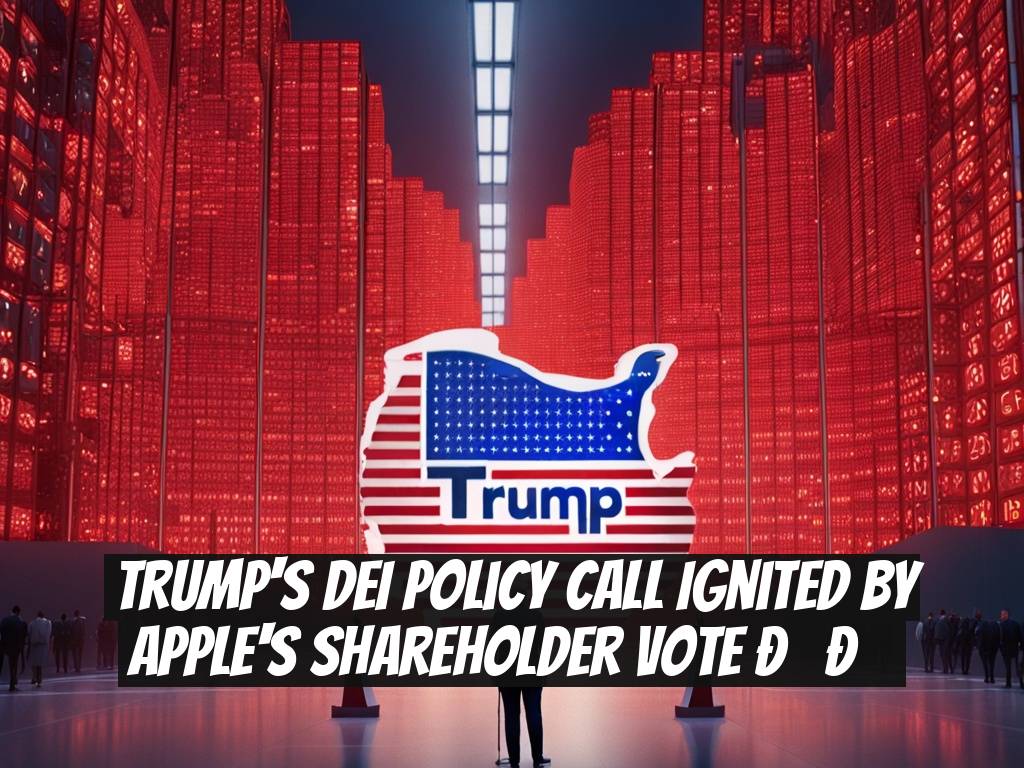 Trump's DEI Policy Call Ignited by Apple's Shareholder Vote ??