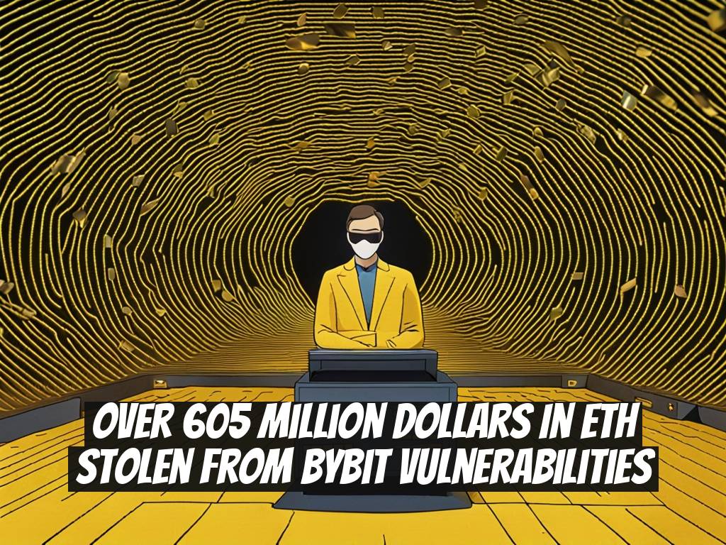 Over 605 Million Dollars in ETH Stolen from Bybit Vulnerabilities