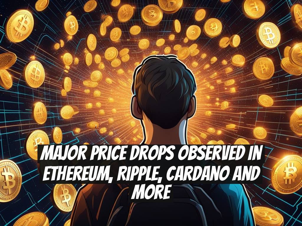 Major Price Drops Observed in Ethereum, Ripple, Cardano and More