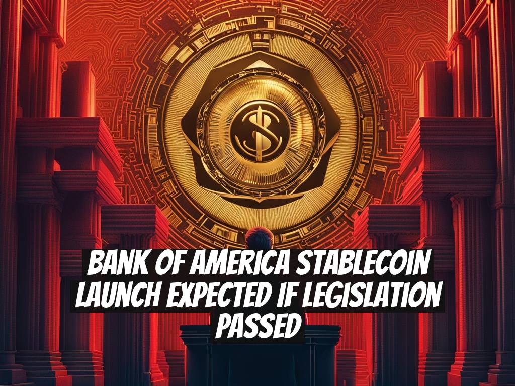 Bank of America Stablecoin Launch Expected If Legislation Passed