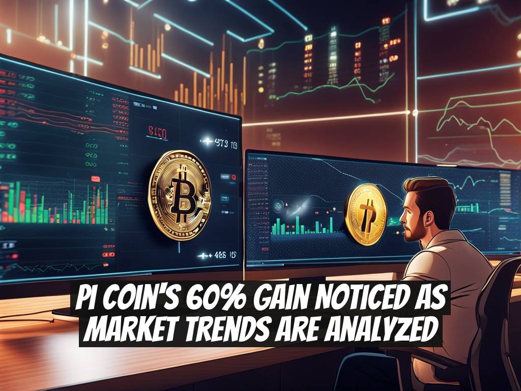 Pi Coin's 60% Gain Noticed as Market Trends Are Analyzed
