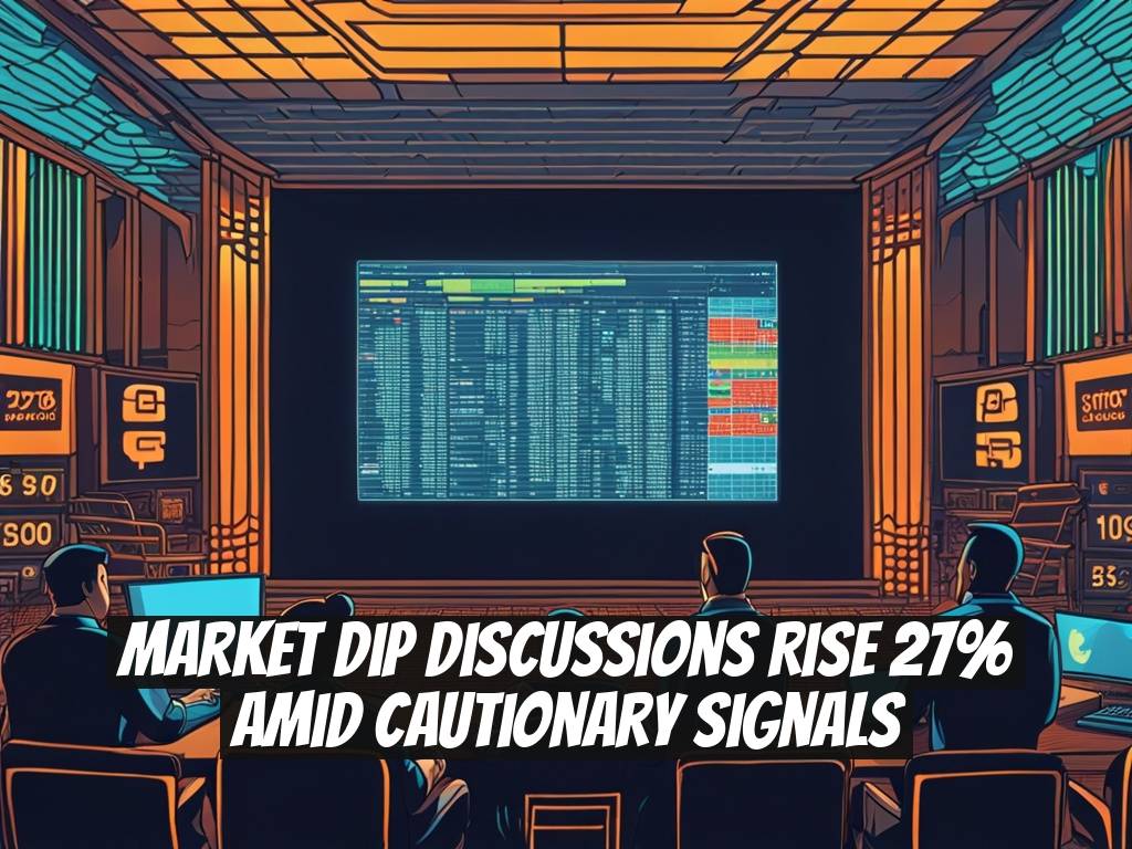 Market Dip Discussions Rise 27% Amid Cautionary Signals