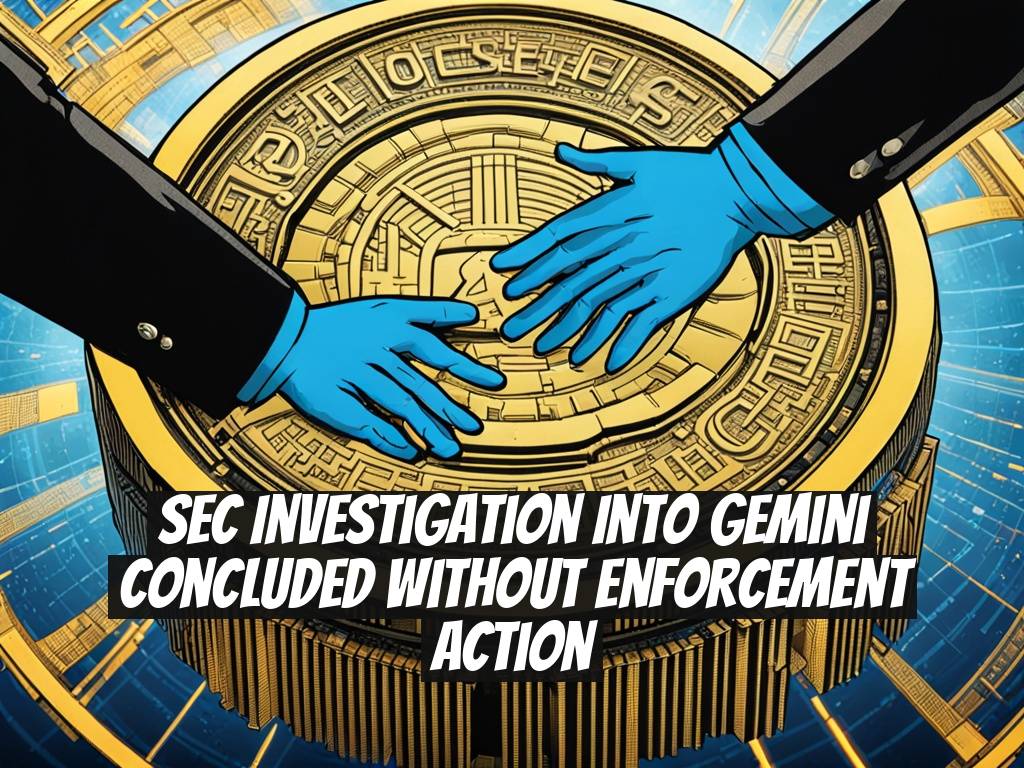 SEC Investigation into Gemini Concluded Without Enforcement Action