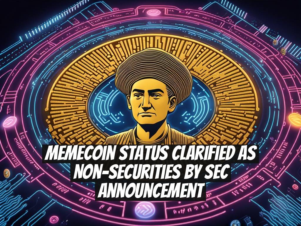 Memecoin Status Clarified as Non-Securities by SEC Announcement
