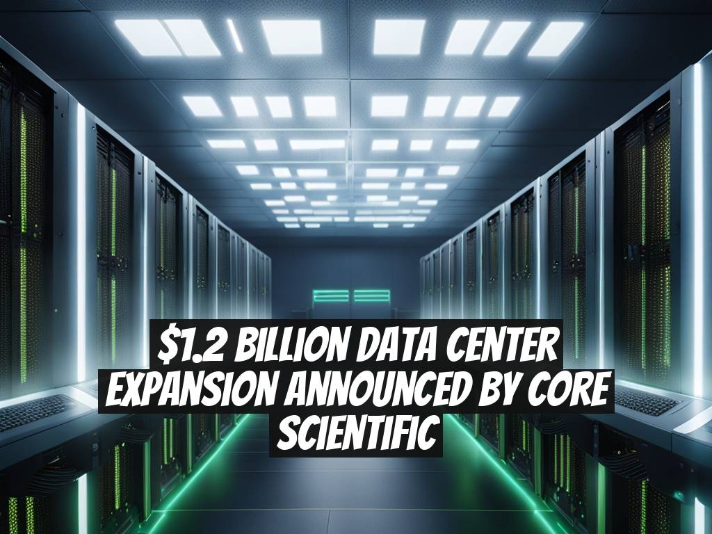 $1.2 Billion Data Center Expansion Announced by Core Scientific
