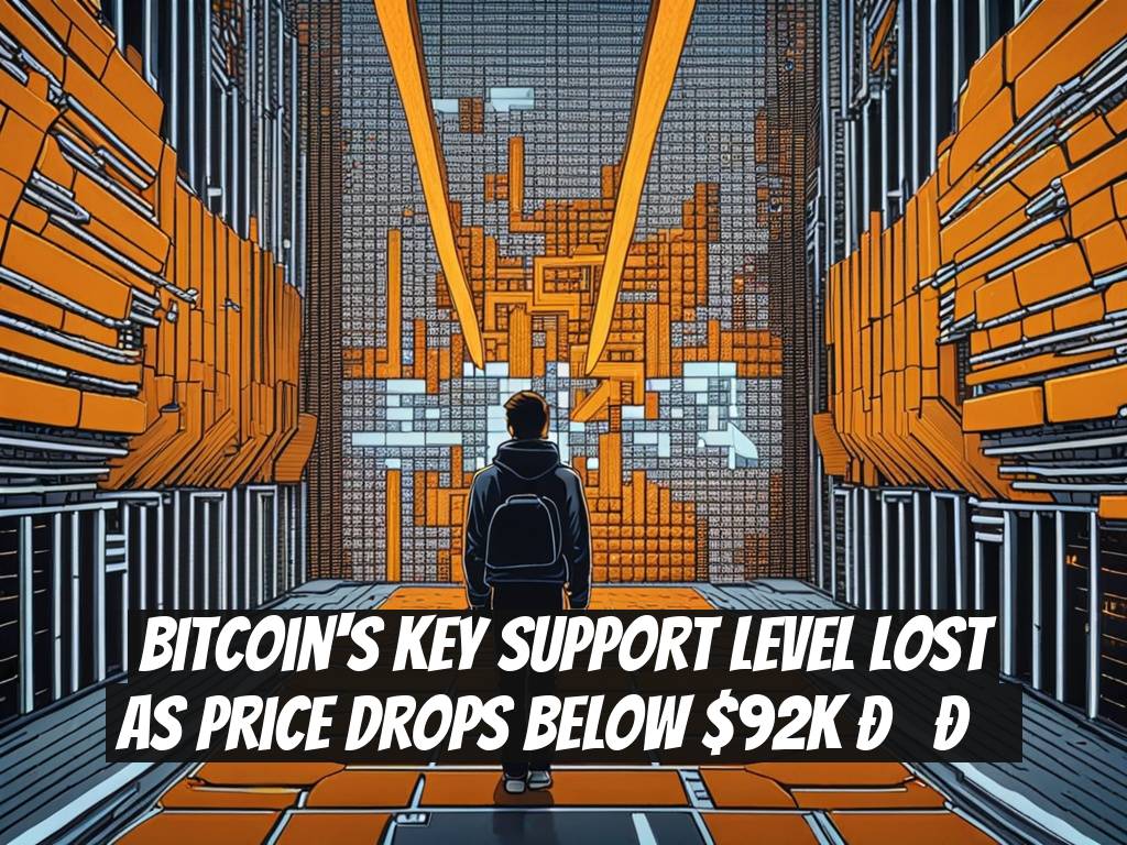 Bitcoin's Key Support Level Lost as Price Drops Below $92K ??