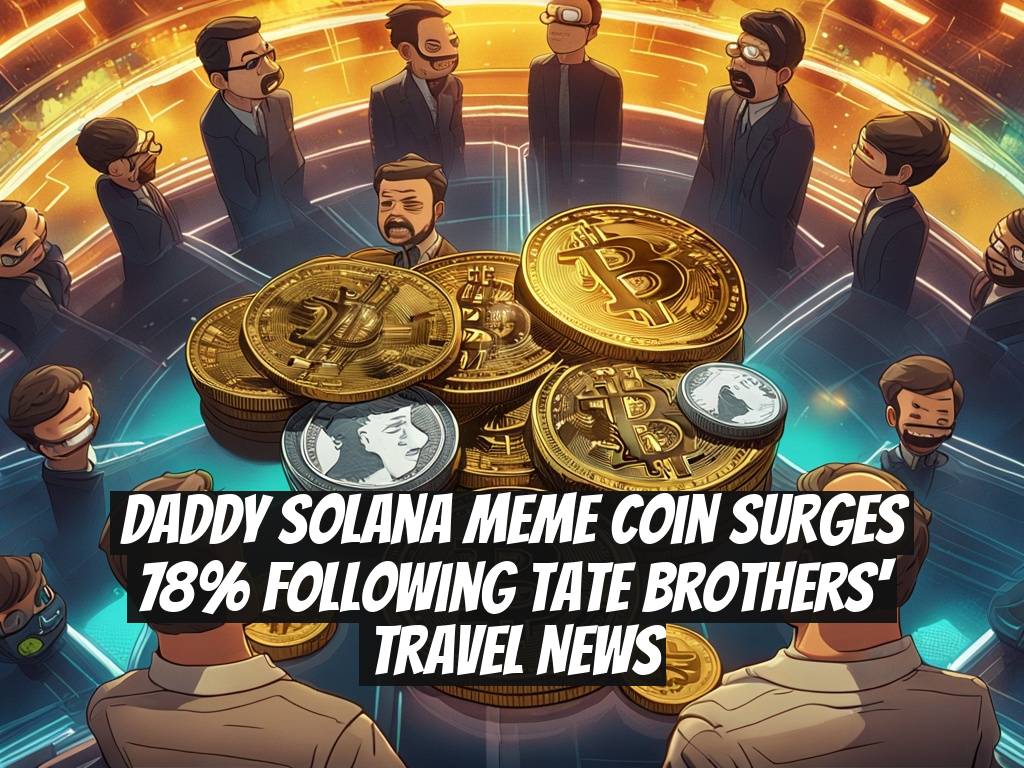 DADDY Solana Meme Coin Surges 78% Following Tate Brothers' Travel News