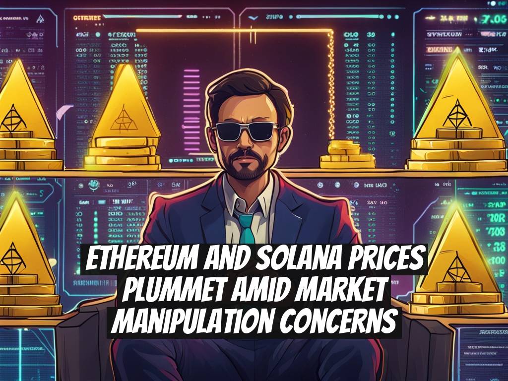Ethereum and Solana Prices Plummet Amid Market Manipulation Concerns