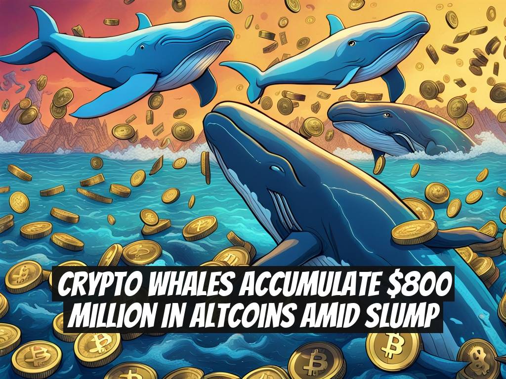 Crypto Whales Accumulate $800 Million in Altcoins Amid Slump