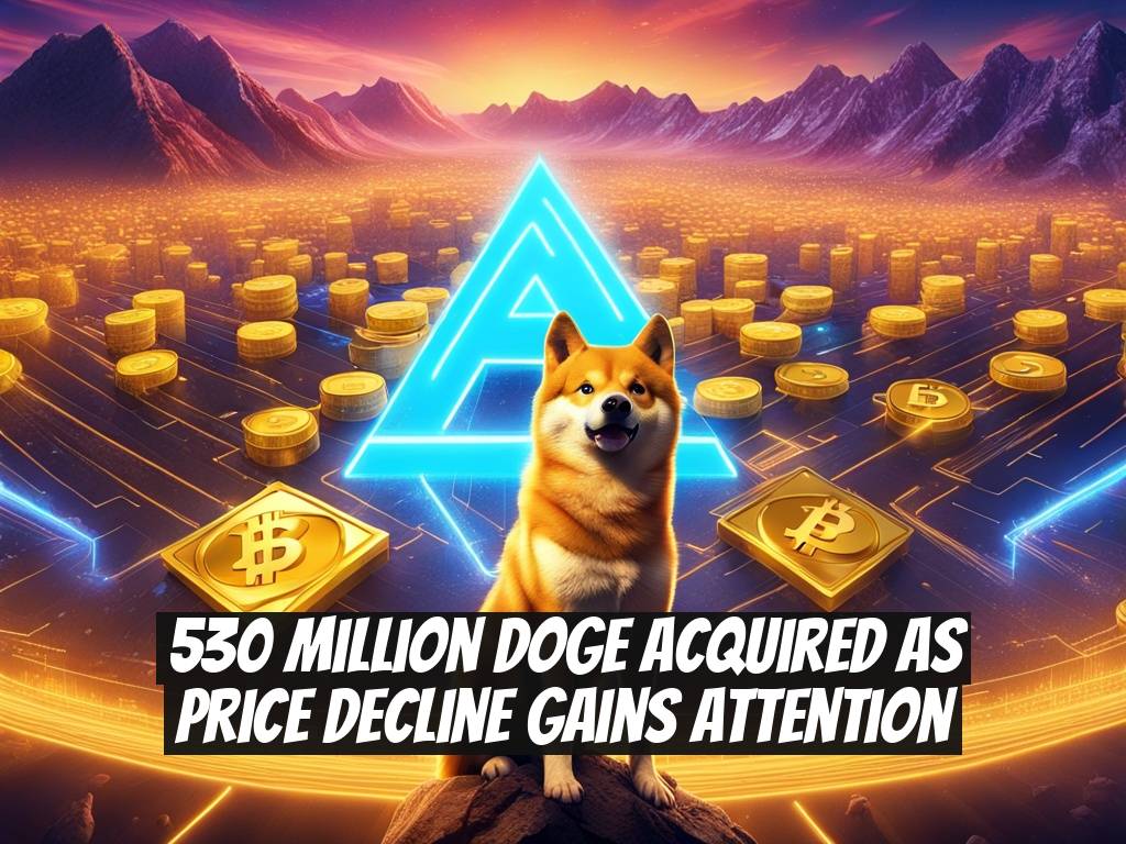 530 Million DOGE Acquired as Price Decline Gains Attention
