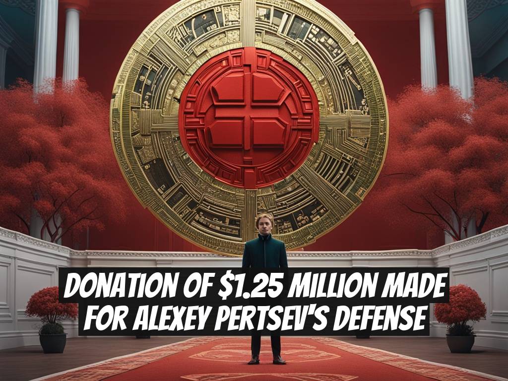 Donation of $1.25 Million Made for Alexey Pertsev's Defense