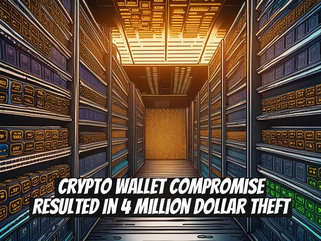 Crypto Wallet Compromise Resulted in 4 Million Dollar Theft