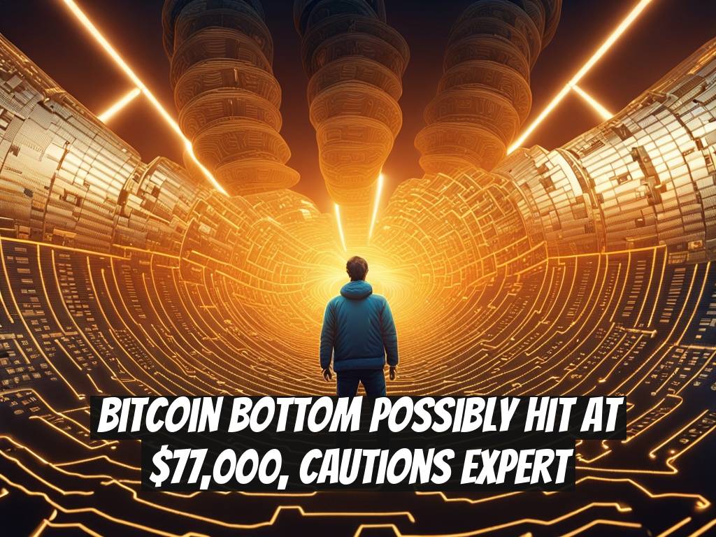 Bitcoin Bottom Possibly Hit at $77,000, Cautions Expert