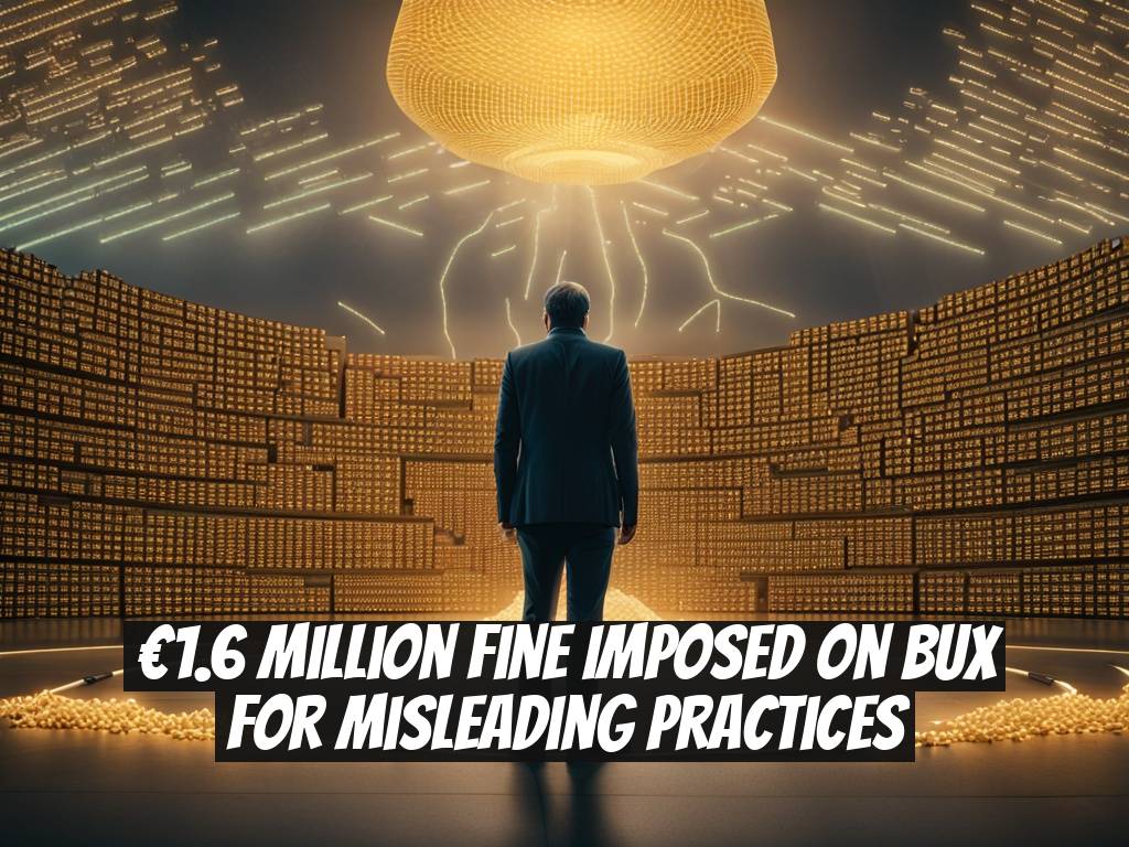 €1.6 Million Fine Imposed on BUX for Misleading Practices